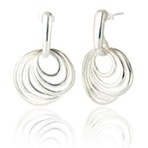Elissa Drop Earrings - Sterling Silver - Majestico Gifts